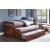 Rowe Wood/Wood Veneer Trundle Bed w/ Extra Twin Trundle, Twin/Twin Size