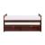 Rowe Wood/Wood Veneer Trundle Bed w/ Storage Boxes, Twin/Twin Size