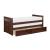 Rowe Wood/Wood Veneer Trundle Bed w/ Storage Boxes, Twin/Twin Size