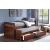 Rowe Wood/Wood Veneer Trundle Bed w/ Storage Boxes, Twin/Twin Size
