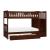 Rowe Wood/Wood Veneer Bunk Bed w/ Storage Boxes & Reversible Step Storage