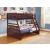 Rowe Wood/Wood Veneer Bunk Bed, Twin/Full Size