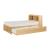 Bartly Wood/Wood Veneer Bookcase Bed w/ Twin Trundle, Twin Size