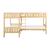 Bartly Wood/Wood Veneer Corner Bunk Bed