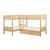 Bartly Wood/Wood Veneer Bookcase Bed w/ Twin Trundle, Twin Size