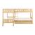 Bartly Wood/Wood Veneer Bookcase Bed w/ Twin Trundle, Twin Size