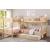 Bartly Wood/Wood Veneer Corner Bunk Bed