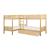 Bartly Wood/Wood Veneer Corner Bunk Bed
