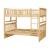 Bartly Wood/Wood Veneer Bunk Bed, Full/Full Size