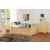 Bartly Wood/Wood Veneer Storage Trundle Bed, Twin/Twin Size