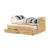 Bartly Wood/Wood Veneer Storage Trundle Bed, Twin/Twin Size