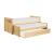 Bartly Wood/Wood Veneer Trundle Bed, Twin/Twin Size