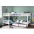 Galen Wood Corner Bunk Bed w/ Storage Boxes
