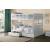 Galen Wood Bunk Bed w/ Storage Boxes, Full/Full Size