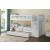 Galen Wood Bunk Bed w/ Twin Trundle & Reversible Step Storage, Twin/Twin Size