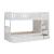 Galen Wood Bunk Bed w/ Storage Boxes & Reversible Step Storage, Twin/Twin Size