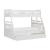 Galen Wood Bunk Bed w/ Storage Boxes, Twin/Full Size