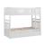 Galen Wood Bunk Bed w/ Twin Trundle, Twin/Twin Size