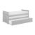 Orion Wood Trundle Bed w/ Extra Twin Trundle, Twin/Twin Size