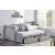 Orion Wood Trundle Bed, Twin/Twin Size