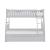 Orion Wood Bunk Bed w/ Twin Trundle, Twin/Full Size