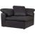 Clay Nubuck Leather Corner Chair