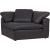 Clay Nubuck Leather Corner Chair