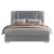 Ylime MDF/Wood Platform Bed w/LED Lighting, Queen Size