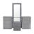 Ylime MDF/Wood Vanity Set w/LED Lighting & Stool