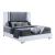 Ylime MDF/Wood Platform Bed w/LED Lighting, King Size