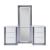 Ylime MDF/Wood Vanity Set w/LED Lighting & Stool