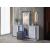 Ylime MDF/Wood Vanity Set w/LED Lighting & Stool