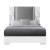 Ylime MDF/Wood Platform Bedroom Set w/LED Lighting