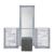 Ylime MDF/Wood Platform Bedroom Set w/LED Lighting
