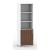 Uni Melamine Office Lockable Cabinet w/Door & 3 Shelves