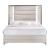 Zambrano MDF/Wood/Fabric Platform Bedroom Set w/LED Light