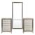 Zambrano MDF/Wood/Fabric Platform Bedroom Set w/LED Light