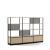 Combus Office Freestanding Shelving Unit 3x4 with Wide Shelves & Cabinets