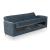 Zebra Microfiber Convertible Storage Living Room Set