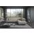 Zeus Leather Reclining Modular L-Shape Custom Sectional Sofa