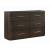 Blake Modern 6-Drawer Dresser with Gold Hardware