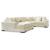 Lindyn 4-Piece Polyester U-Shaped Sectional Sofa w/Left Arm Chaise Facing
