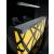ZIG-ZAG Straight Medium Reception Desk w/Counter Top w/RGB Light, ADA Compliance