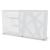 Standard Office Managerial Cabinet w/2 Drawers, 3 Open Shelves & Zig-Zag HPL Sliding Door