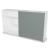 Standard Office Managerial Cabinet w/2 Drawers, 3 Open Shelves & HPL Sliding Door