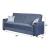 Zurich Fabric Storage Sleeper Living Room Set