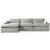 Sophie 3-Piece Polyester L-Shaped Modular Sectional Sofa w/Left Arm Chaise Facing