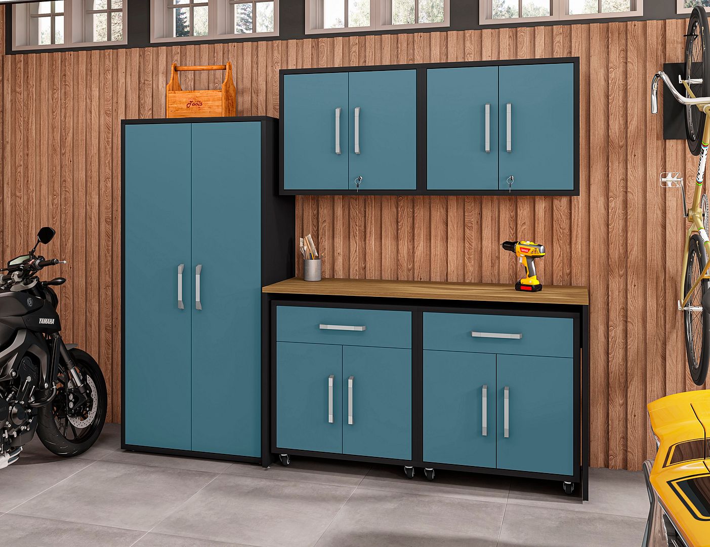 Eiffel Customizable Garage Storage Set
