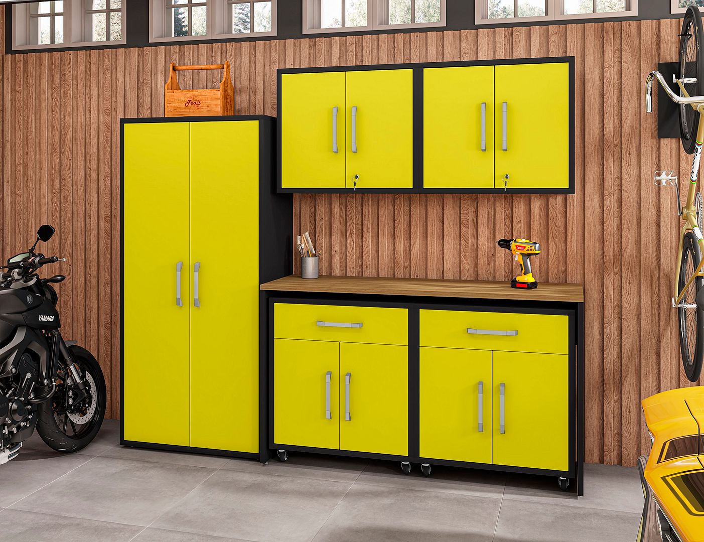 Eiffel Customizable Garage Storage Set