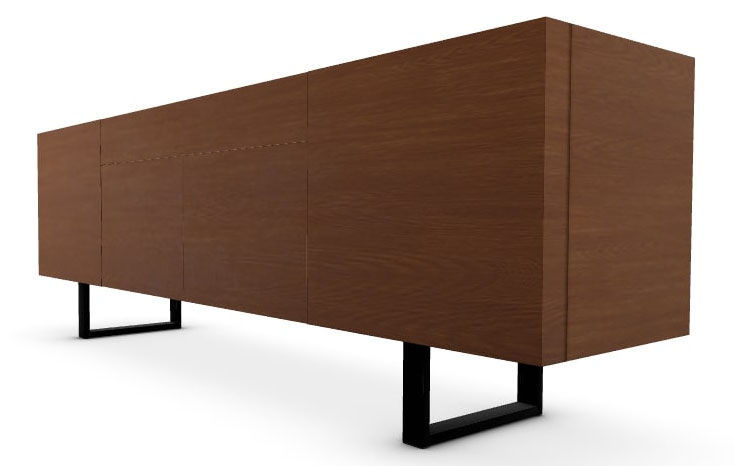 Horizon Wood/Ceramic/Metal Sideboard w/4 Doors & Drawer